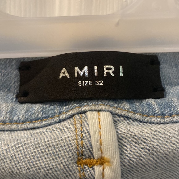 Amiri paint splattered skinny jeans, 32 men’s - Picture 6 of 13